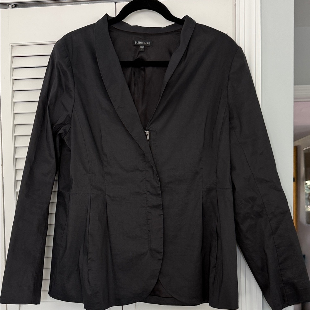 Eileen Fisher Women's Charcoal Blazer